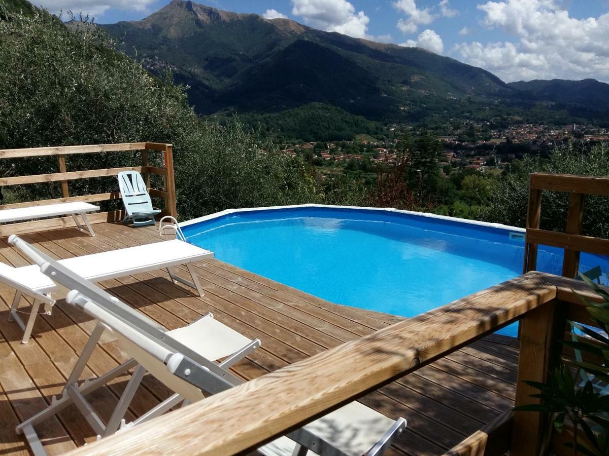 Valuable Rustic Tuscan Swimming Pool, Breathtaking View Of Camaiore Zewnętrze zdjęcie