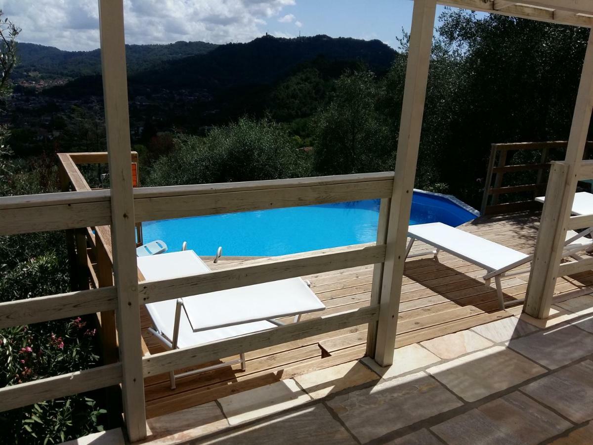 Valuable Rustic Tuscan Swimming Pool, Breathtaking View Of Camaiore Zewnętrze zdjęcie